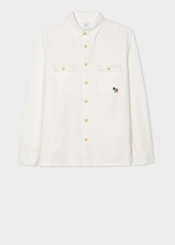 Mens 039Broad Stripe Zebra039 Overshirt Paul Smith Coats and Jackets