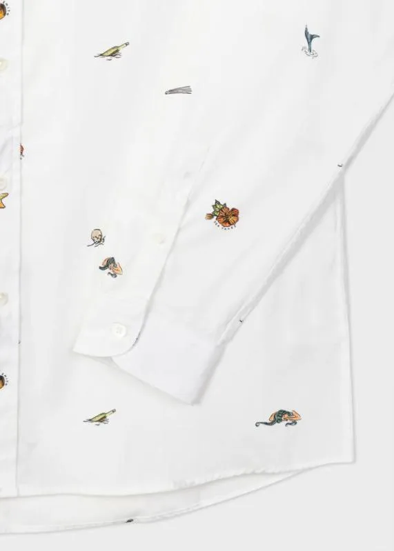 Mens 039Sea Icons039 Cotton Oxford Shirt Paul Smith Shirts Mens 039Sea Icons039 Cotton Oxford Shirt Paul Smith Shirts