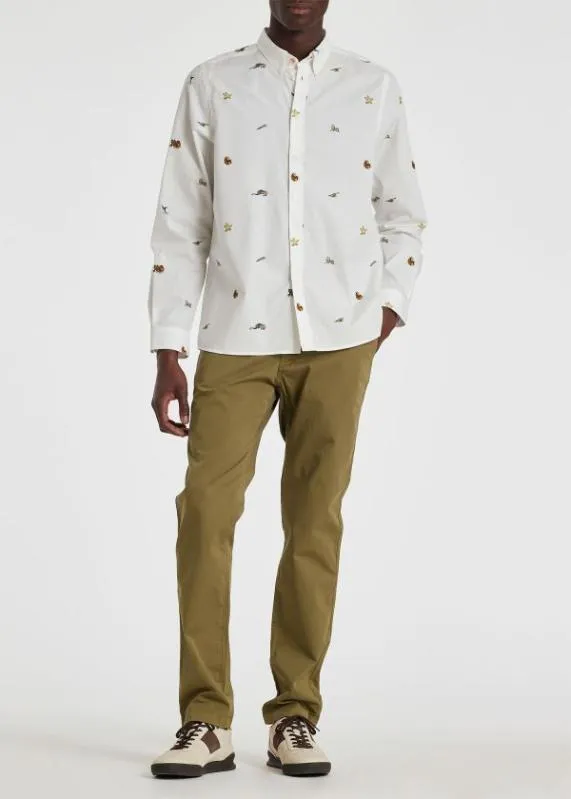 Mens 039Sea Icons039 Cotton Oxford Shirt Paul Smith Shirts Mens 039Sea Icons039 Cotton Oxford Shirt Paul Smith Shirts