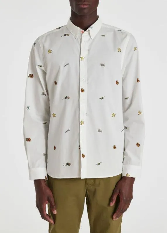 Mens 039Sea Icons039 Cotton Oxford Shirt Paul Smith Shirts Mens 039Sea Icons039 Cotton Oxford Shirt Paul Smith Shirts