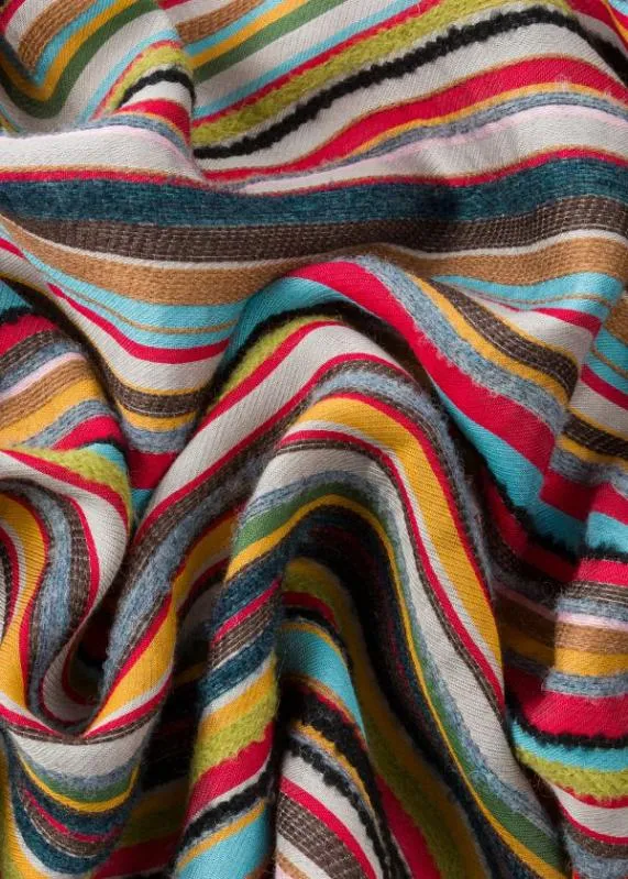 Mens 039Signature Stripe039 Textured Scarf Paul Smith Scarves Mens 039Signature Stripe039 Textured Scarf Paul Smith Scarves