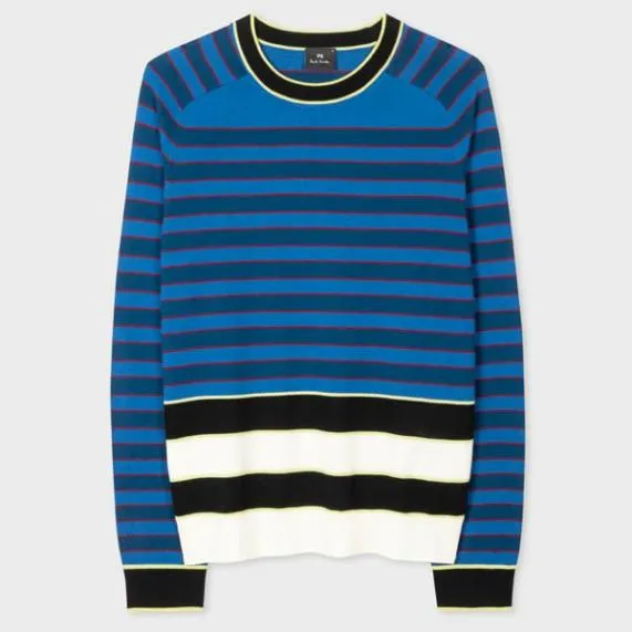 Mens Colour Stripe Contrast Sweater Paul Smith Sweaters Mens Colour Stripe Contrast Sweater Paul Smith Sweaters