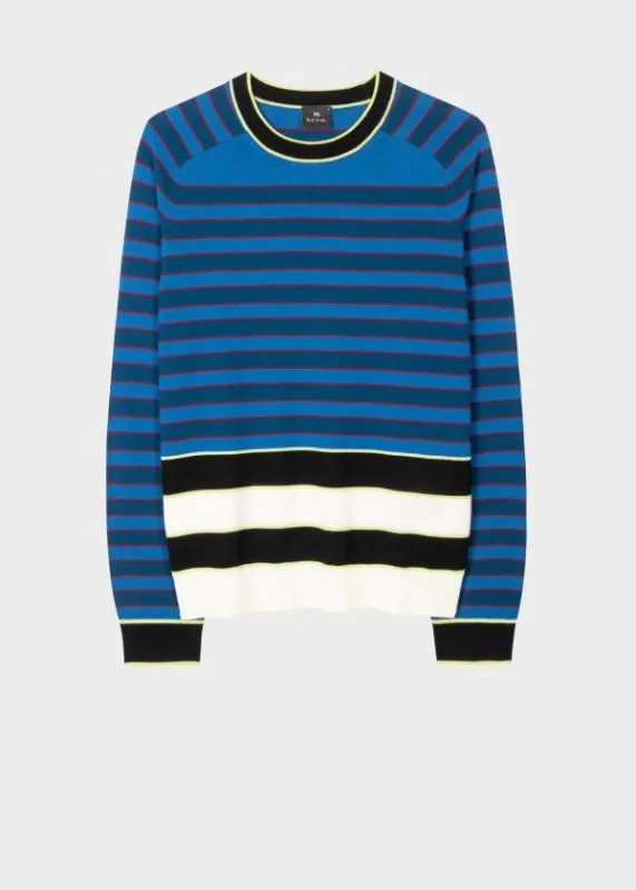 Mens Colour Stripe Contrast Sweater Paul Smith Sweaters Mens Colour Stripe Contrast Sweater Paul Smith Sweaters