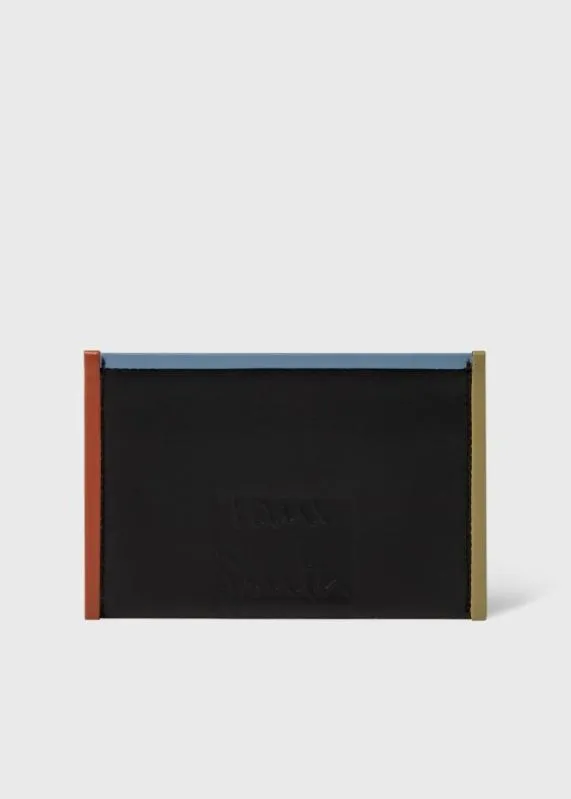 Mens Contrast Trim Credit Card Wallet Paul Smith Wallets