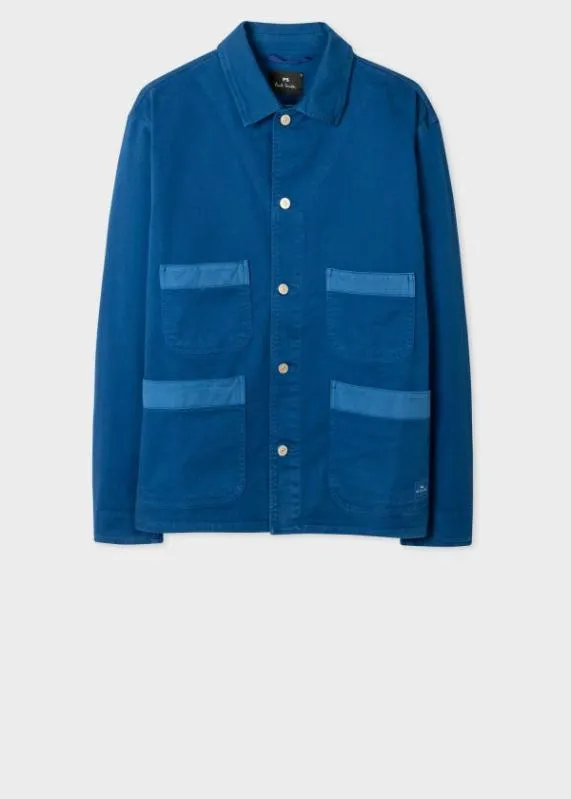 Mens Cotton GarmentDyed Chore Jacket Paul Smith Coats and Jackets
