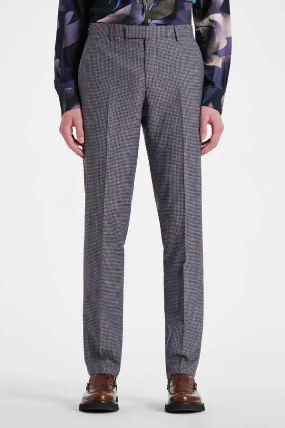 Mens DuoCheck Wool Pants Paul Smith Pants
