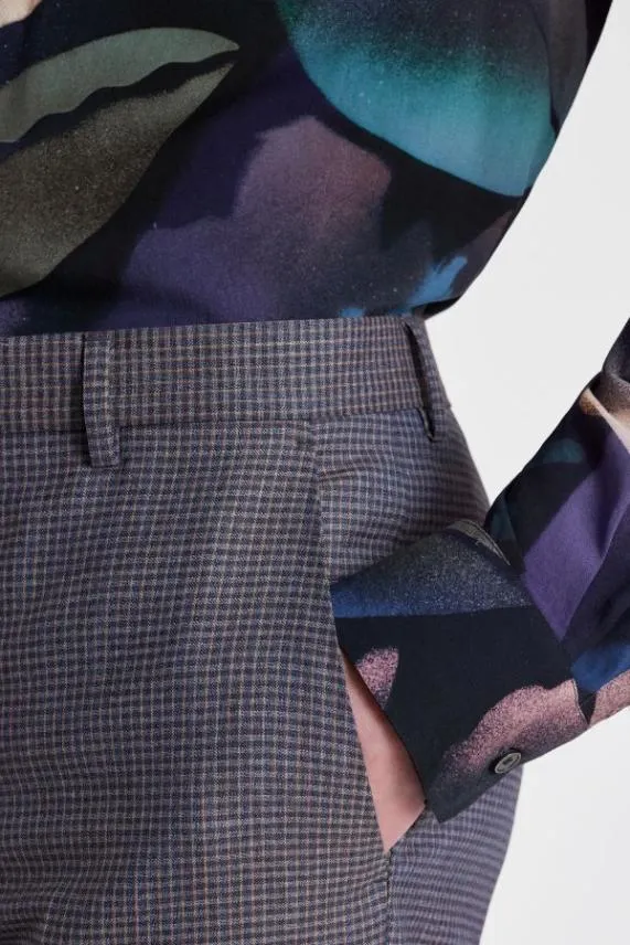Mens DuoCheck Wool Pants Paul Smith Pants Mens DuoCheck Wool Pants Paul Smith Pants