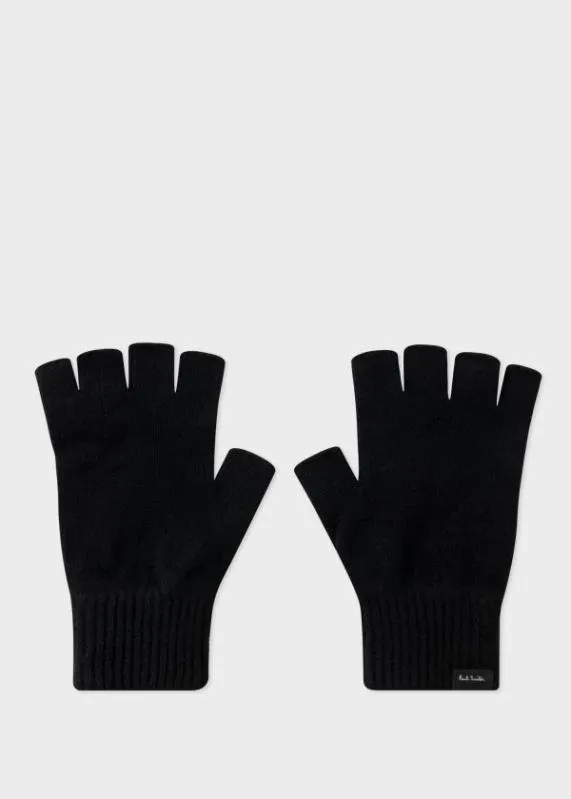 Mens Fingerless CashmereBlend Gloves Paul Smith Hats and Gloves
