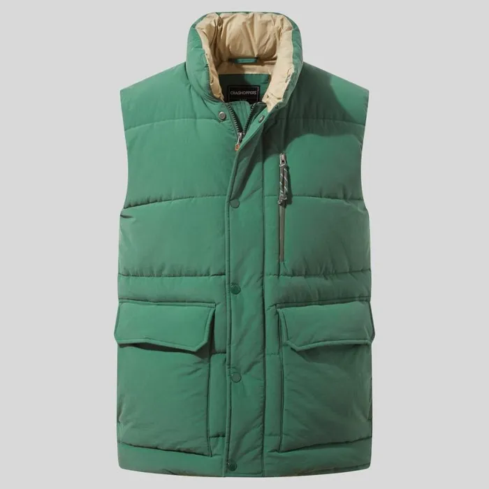 Mens Gilets Craghoppers Burren Vest Evergreen Mens Gilets Craghoppers Burren Vest Evergreen