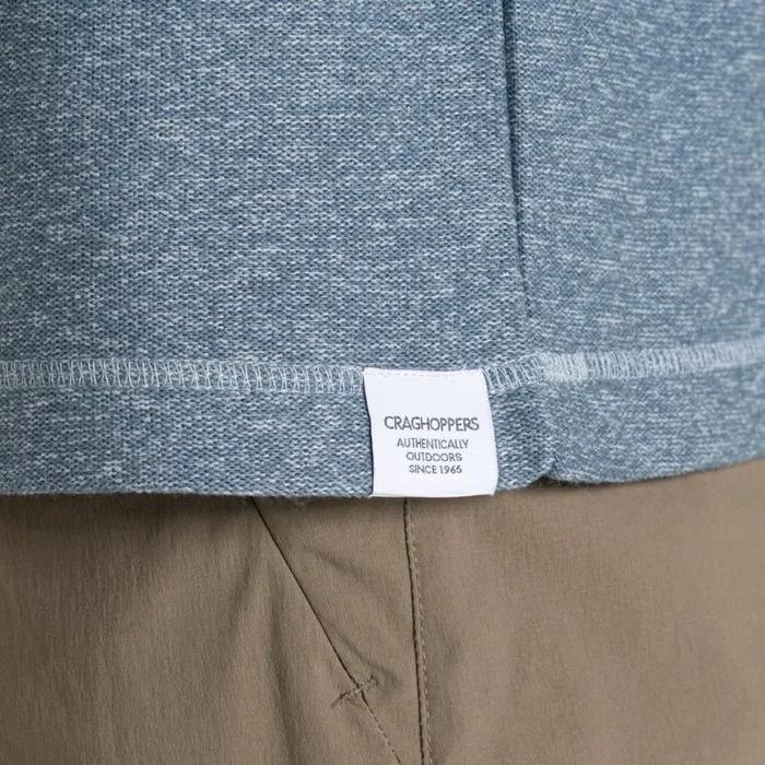 Mens Half Zip Fleece Craghoppers Barn Half Zip Fleece Niagara Blue Marl Mens Half Zip Fleece Craghoppers Barn Half Zip Fleece Niagara Blue Marl