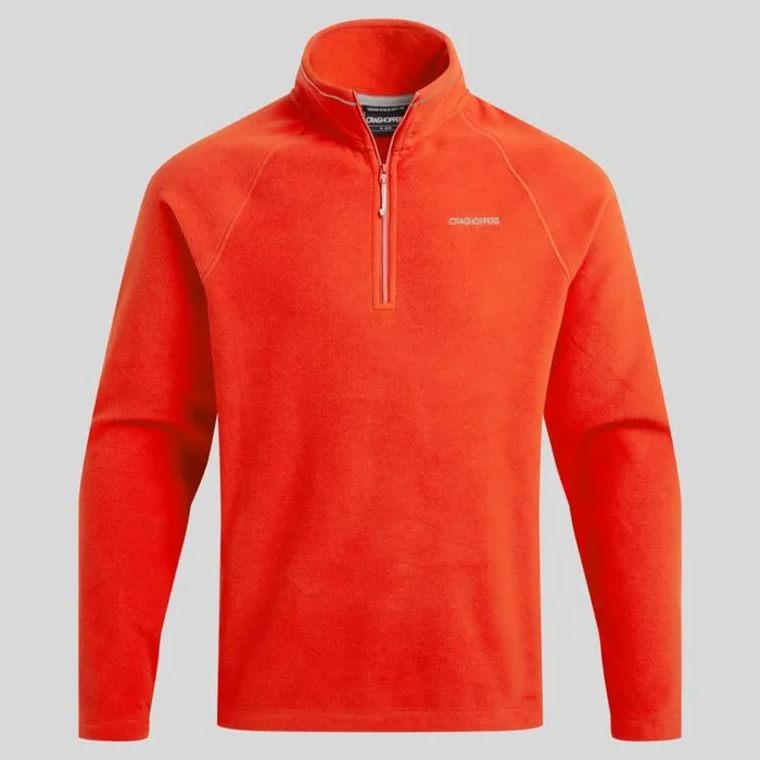Mens Half Zip Fleece Craghoppers Corey VI Half Zip Fleece Red Rock Mens Half Zip Fleece Craghoppers Corey VI Half Zip Fleece Red Rock