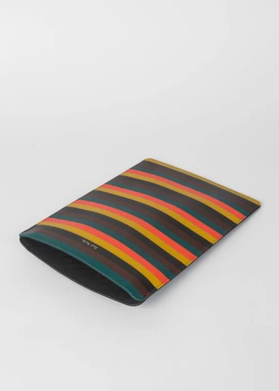 MensHome Paul Smith X Native Union 8211 039Artist Stripe039 Leather IPad Sleeve Paul Smith Cases and Covers