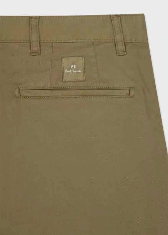 Mens Khaki Cotton Twill Chinos Paul Smith Pants Mens Khaki Cotton Twill Chinos Paul Smith Pants