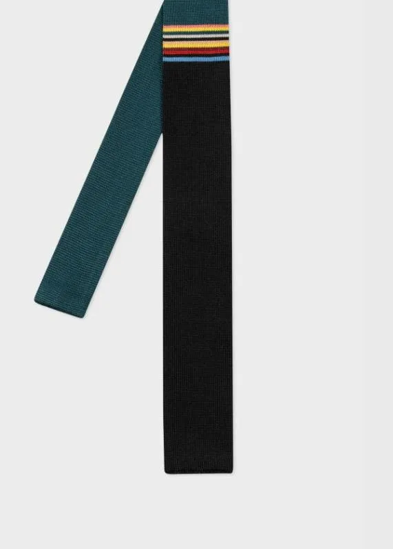 Mens Knitted 039Signature Stripe039 Tie Paul Smith Ties