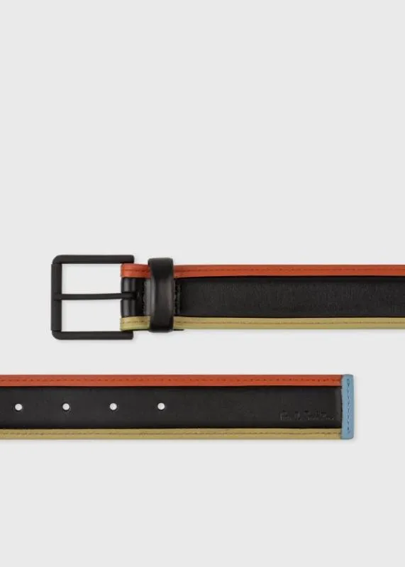 Mens Leather 039Colour Edge039 Belt Paul Smith Belts