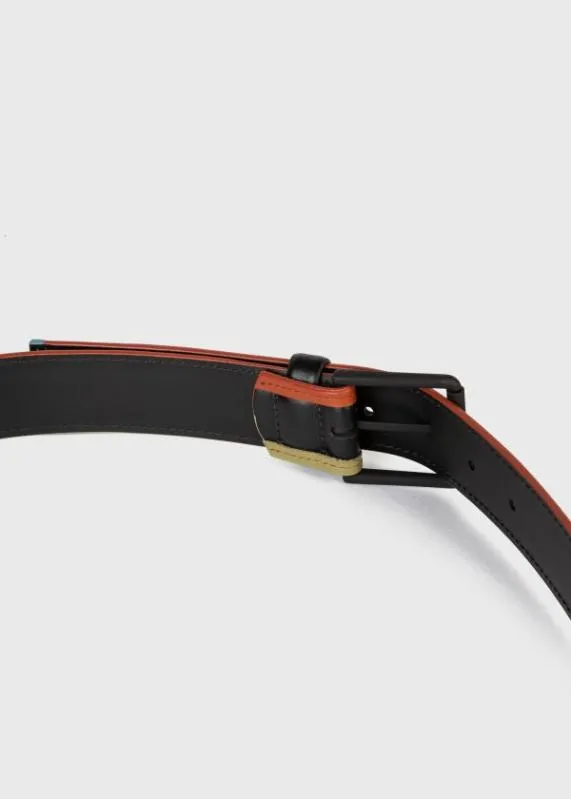 Mens Leather 039Colour Edge039 Belt Paul Smith Belts Mens Leather 039Colour Edge039 Belt Paul Smith Belts