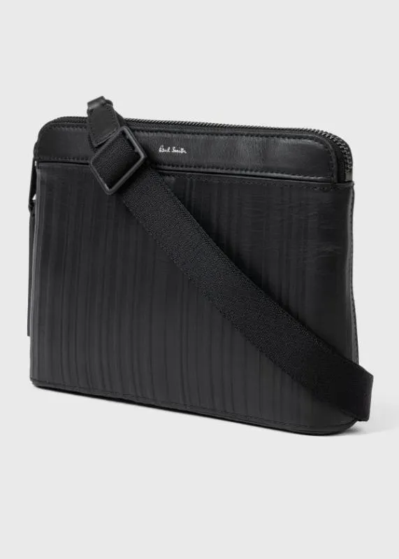 Mens Leather 039Shadow Stripe039 Musette Bag Paul Smith Bags Mens Leather 039Shadow Stripe039 Musette Bag Paul Smith Bags