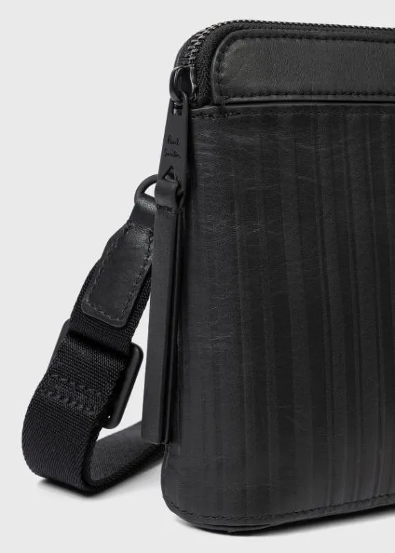 Mens Leather 039Shadow Stripe039 Musette Bag Paul Smith Bags Mens Leather 039Shadow Stripe039 Musette Bag Paul Smith Bags