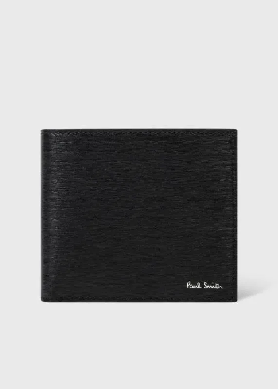 Mens Leather Bilfold Wallet Paul Smith Monogrammed Gifts