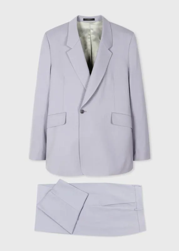 Mens Lilac StretchWool SuitStretchWool DoubleBreasted BlazerStretchWool Wide Leg Trousers Paul Smith Suits Mens Lilac StretchWool SuitStretchWool DoubleBreasted BlazerStretchWool Wide Leg Trousers Paul Smith Suits