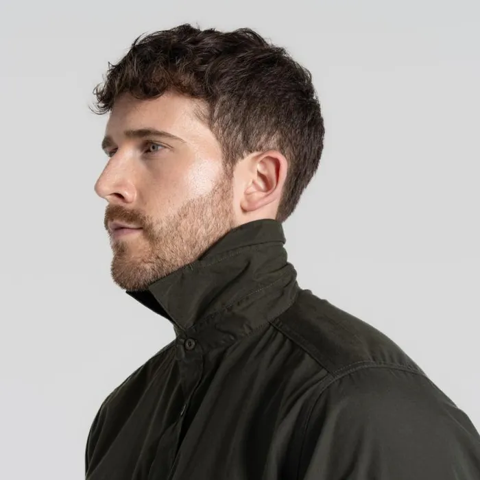 Mens Long Sleeve Craghoppers Expert Kiwi Long Sleeved Shirt Dark Cedar Green Mens Long Sleeve Craghoppers Expert Kiwi Long Sleeved Shirt Dark Cedar Green