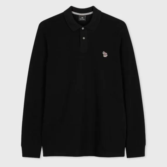 Mens LongSleeve Zebra Polo Shirt Paul Smith Polo Shirts