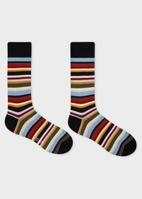 Mens Mixed 039Signature Stripe039 Socks Three Pack Paul Smith Socks Mens Mixed 039Signature Stripe039 Socks Three Pack Paul Smith Socks