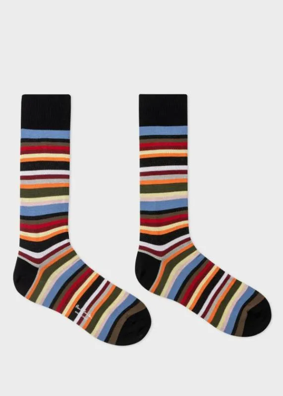 Mens Mixed Pattern Socks Three Pack Paul Smith Socks