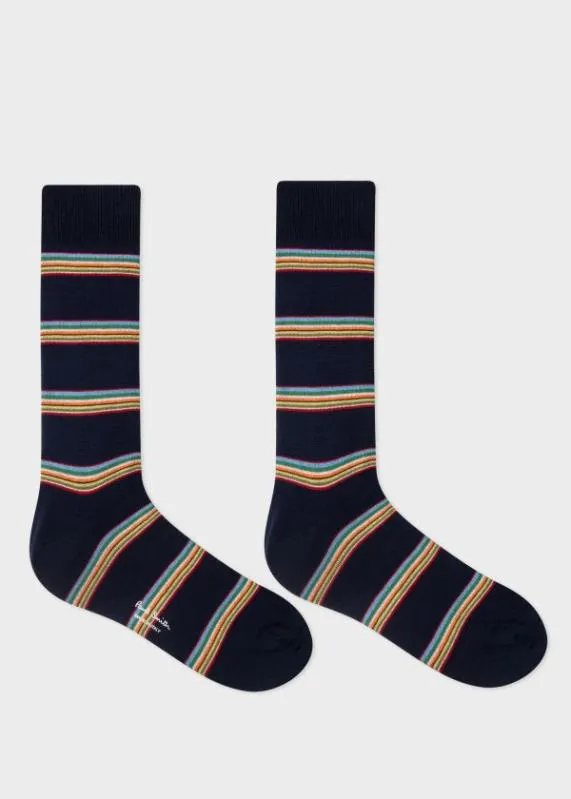 Mens Mixed Pattern Socks Three Pack Paul Smith Socks