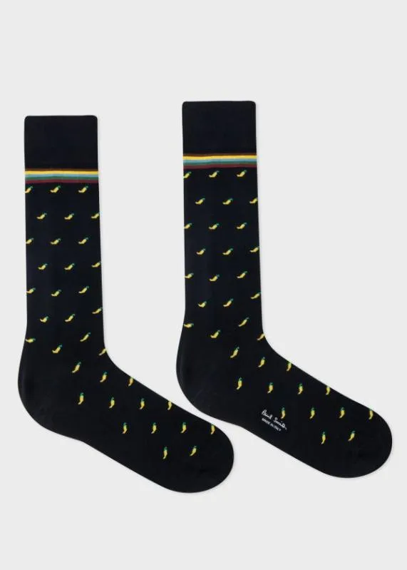 Mens Mixed Pattern Socks Three Pack Paul Smith Socks