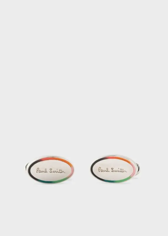 Mens Oval Logo Cufflinks Paul Smith Cufflinks