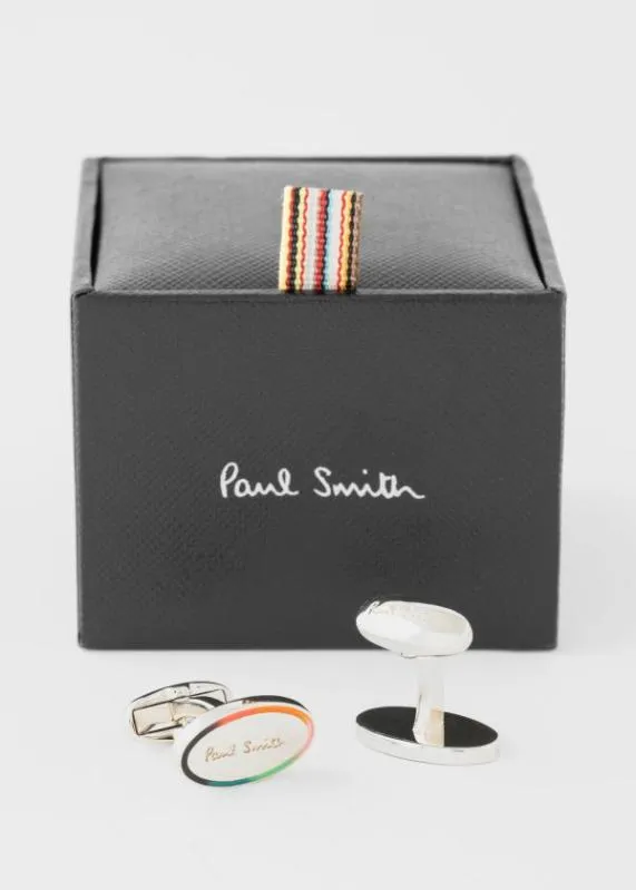 Mens Oval Logo Cufflinks Paul Smith Cufflinks Mens Oval Logo Cufflinks Paul Smith Cufflinks