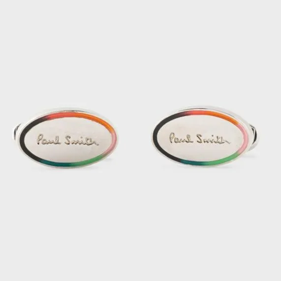 Mens Oval Logo Cufflinks Paul Smith Cufflinks Mens Oval Logo Cufflinks Paul Smith Cufflinks