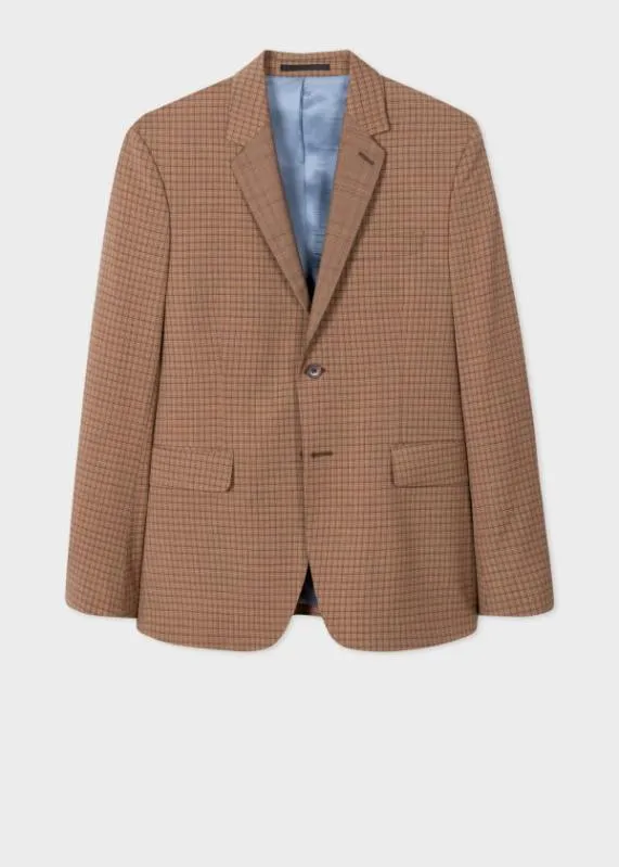 Mens Overdyed Check Blazer Paul Smith Blazers