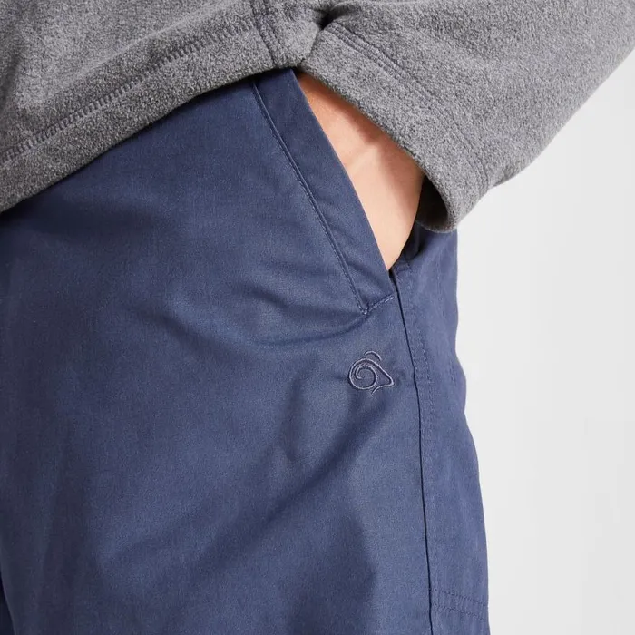 Mens Shorts Craghoppers Kiwi Long Shorts Steel Blue Mens Shorts Craghoppers Kiwi Long Shorts Steel Blue