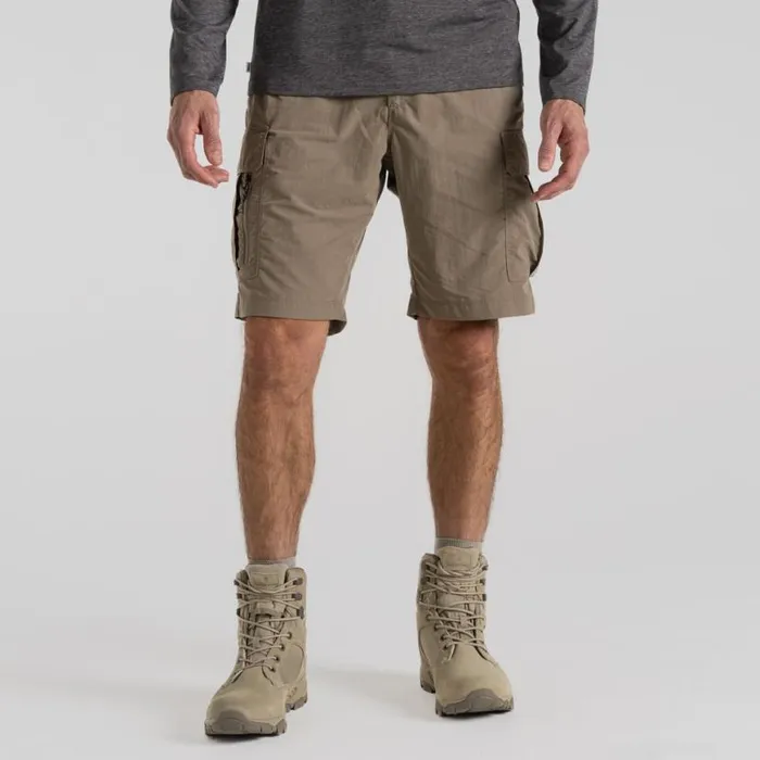 Mens Shorts Craghoppers NosiLife Cargo Short III Pebble Mens Shorts Craghoppers NosiLife Cargo Short III Pebble