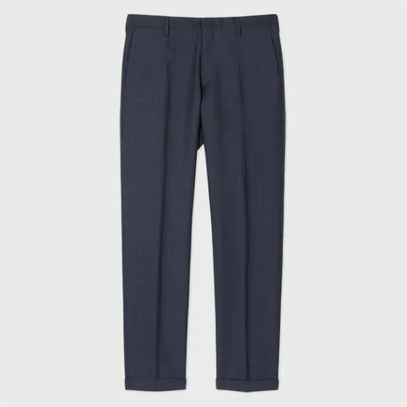 Mens SlimFit Wool Check Trousers Paul Smith Pants Mens SlimFit Wool Check Trousers Paul Smith Pants