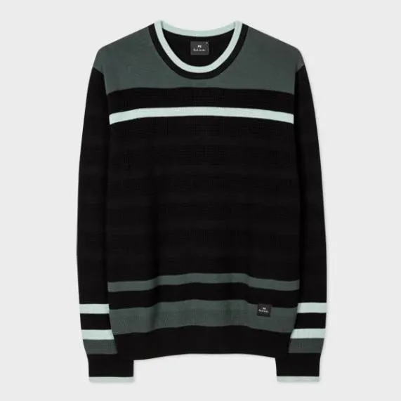 Mens Stripe Crew Neck Sweater Paul Smith Sweaters Mens Stripe Crew Neck Sweater Paul Smith Sweaters