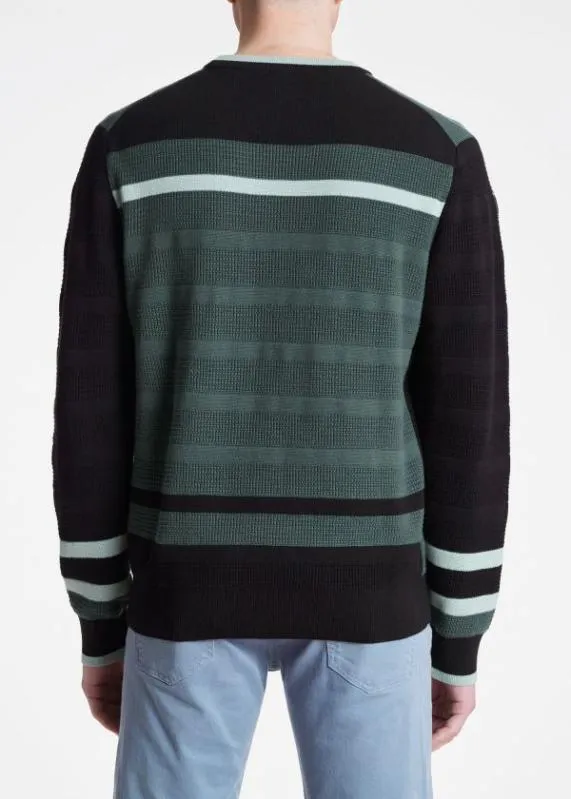 Mens Stripe Crew Neck Sweater Paul Smith Sweaters Mens Stripe Crew Neck Sweater Paul Smith Sweaters