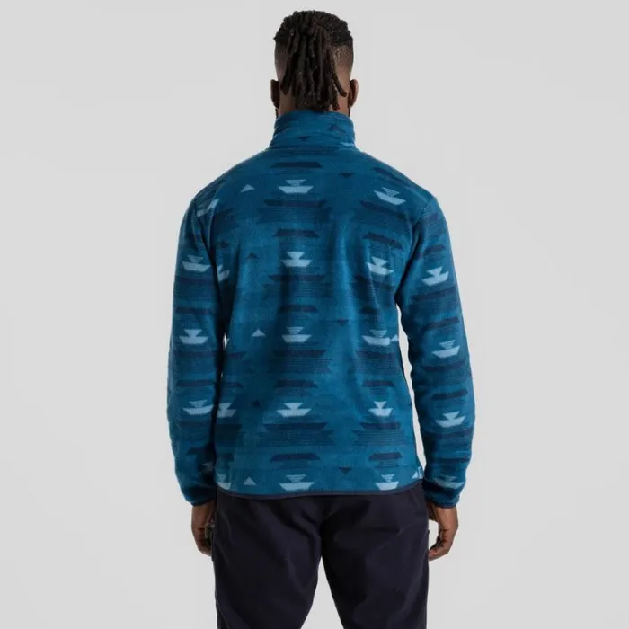 Mens Sweatshirts Craghoppers Dewlish Insulating Overhead Blue Navy Print Mens Sweatshirts Craghoppers Dewlish Insulating Overhead Blue Navy Print