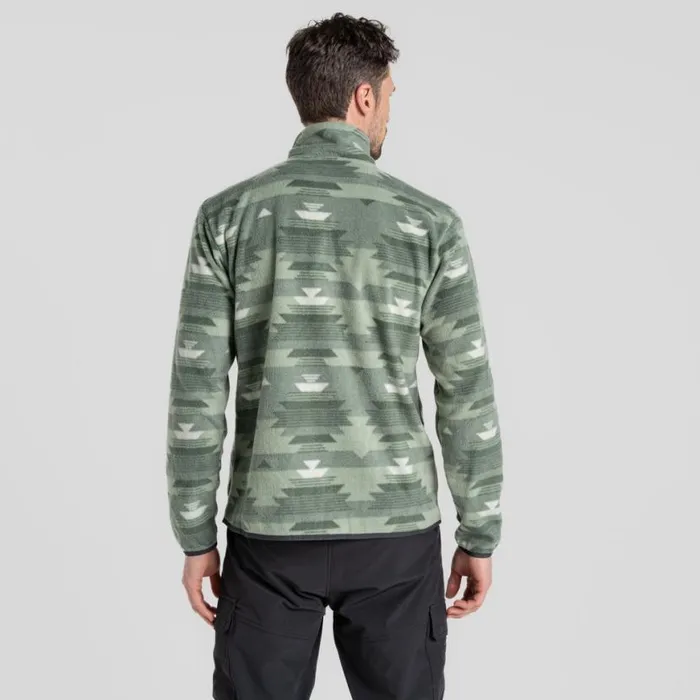 Mens Sweatshirts Craghoppers Dewlish Insulating Overhead Laurel Green Print Mens Sweatshirts Craghoppers Dewlish Insulating Overhead Laurel Green Print