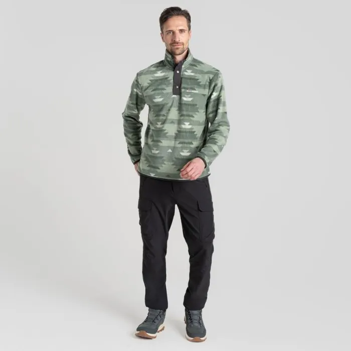 Mens Sweatshirts Craghoppers Dewlish Insulating Overhead Laurel Green Print Mens Sweatshirts Craghoppers Dewlish Insulating Overhead Laurel Green Print
