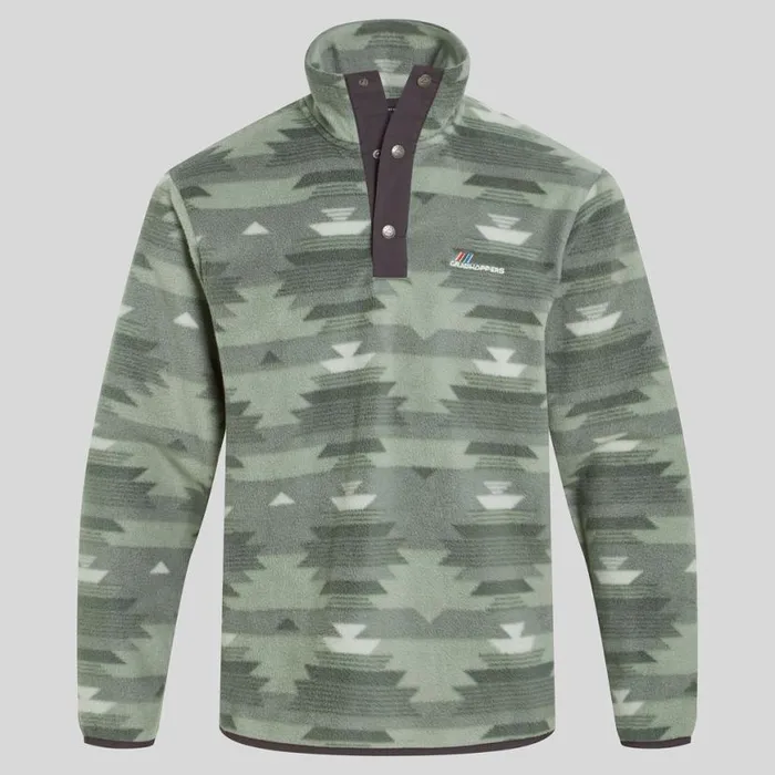 Mens Sweatshirts Craghoppers Dewlish Insulating Overhead Laurel Green Print Mens Sweatshirts Craghoppers Dewlish Insulating Overhead Laurel Green Print