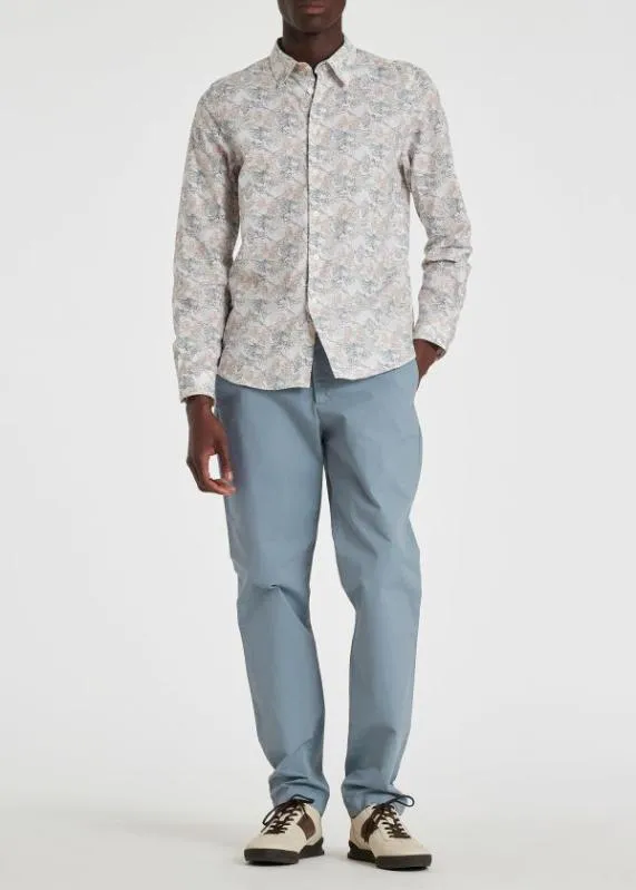 Mens TailoredFit 039Sea Tales039 LongSleeve Shirt Paul Smith Shirts Mens TailoredFit 039Sea Tales039 LongSleeve Shirt Paul Smith Shirts