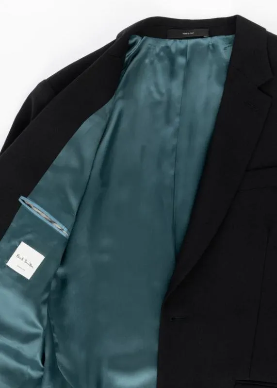 Mens TailoredFit Black Wool Jacket Paul Smith Blazers Mens TailoredFit Black Wool Jacket Paul Smith Blazers