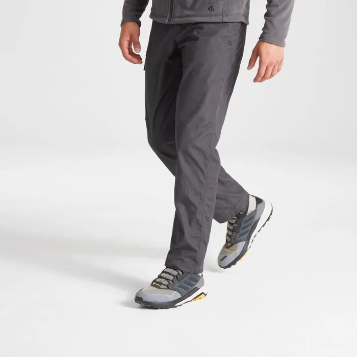 Mens Walking Trousers Craghoppers Expert Kiwi Tailored Trousers Carbon Grey