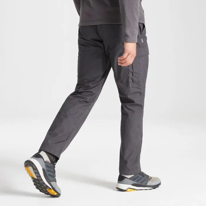 Mens Walking Trousers Craghoppers Expert Kiwi Tailored Trousers Carbon Grey Mens Walking Trousers Craghoppers Expert Kiwi Tailored Trousers Carbon Grey