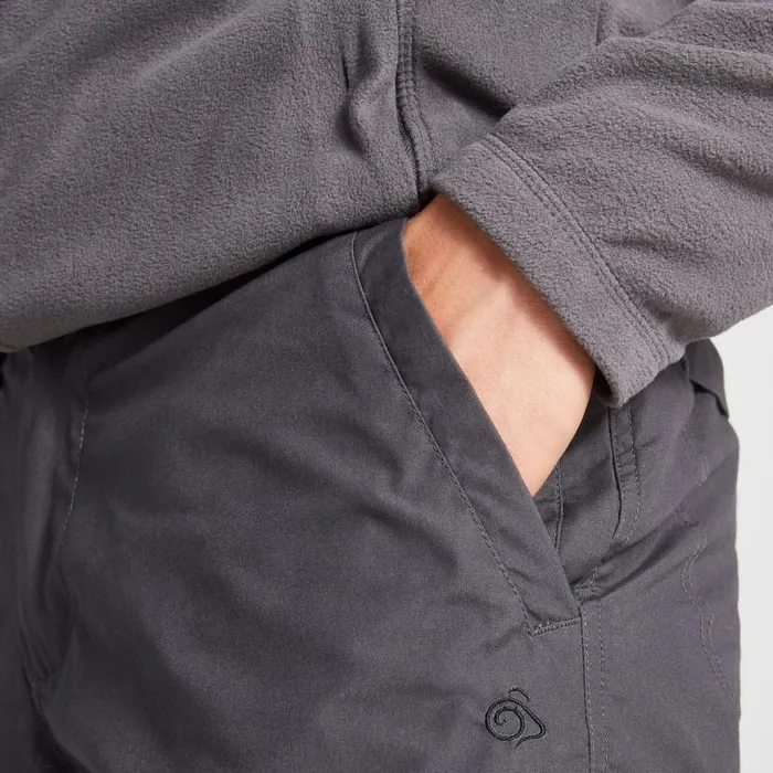 Mens Walking Trousers Craghoppers Expert Kiwi Tailored Trousers Carbon Grey Mens Walking Trousers Craghoppers Expert Kiwi Tailored Trousers Carbon Grey