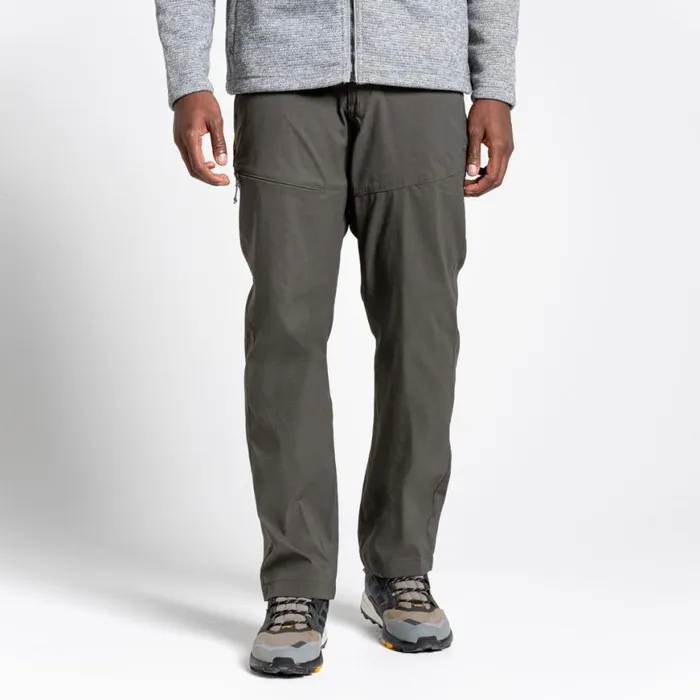 Mens Walking Trousers Craghoppers Kiwi Pro II Trousers Dark Khaki