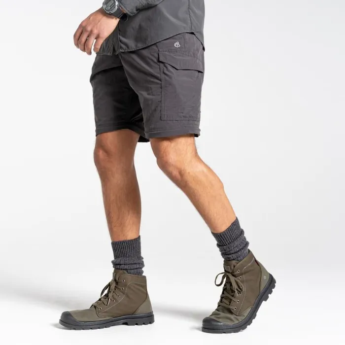Mens Walking Trousers Craghoppers NosiLife Convertible II Trousers Black Pepper Mens Walking Trousers Craghoppers NosiLife Convertible II Trousers Black Pepper